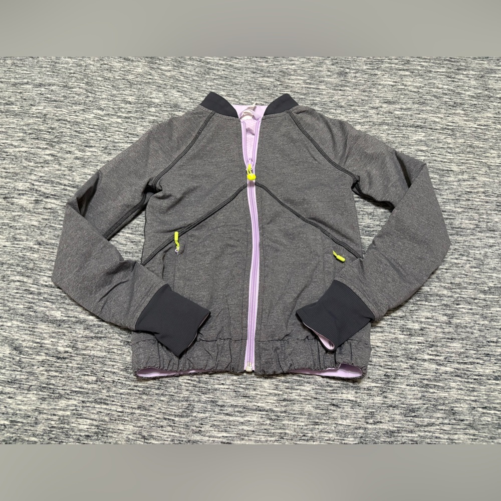 Ivivva Girls Sweater Jacket Reversible Size 6